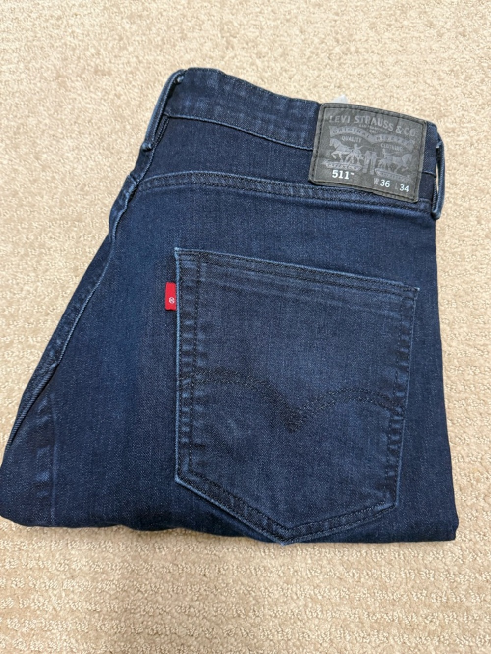 Levi's 511 Commuter Slim Fit Men's Jeans - Dark Blue